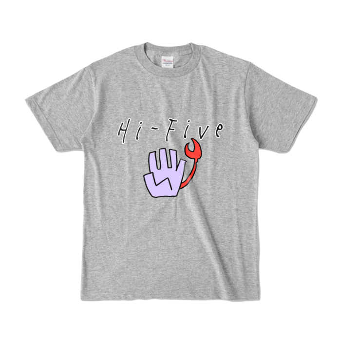 カラーTシャツ - S - 杢グレー (濃色)
