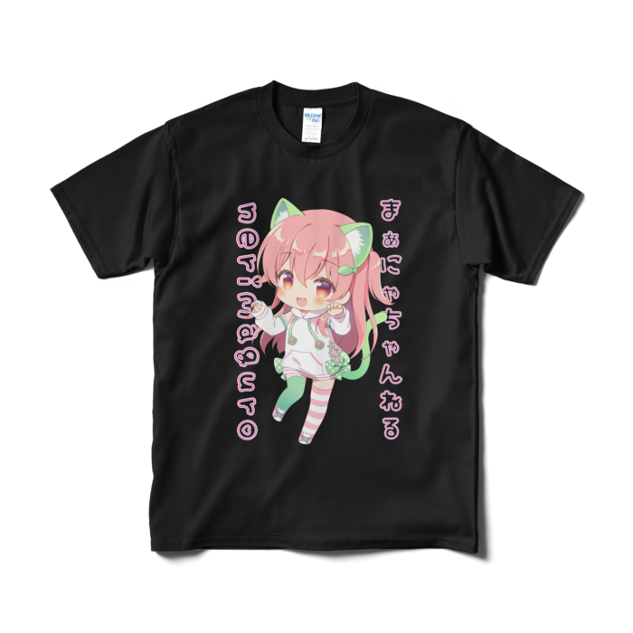 まぁにゃTシャツ - M - ブラック
