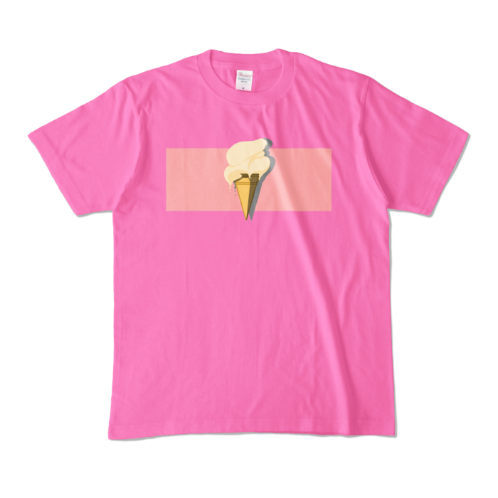 カラーTシャツ - M - ピンク (濃色)