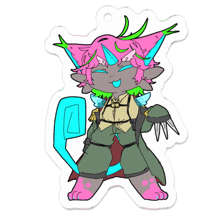 アクリルキーホルダー - 50 x 50 (mm)