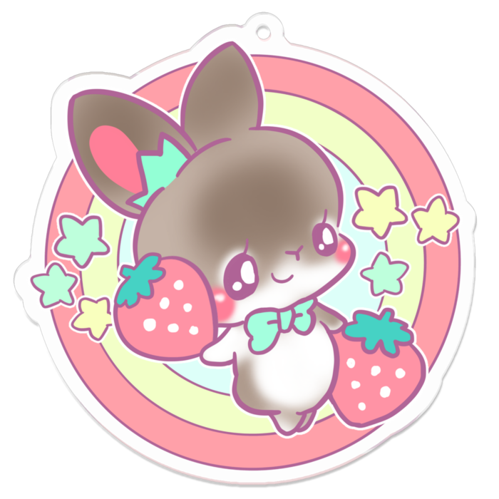 アクリルキーホルダー - 70 x 70 (mm)