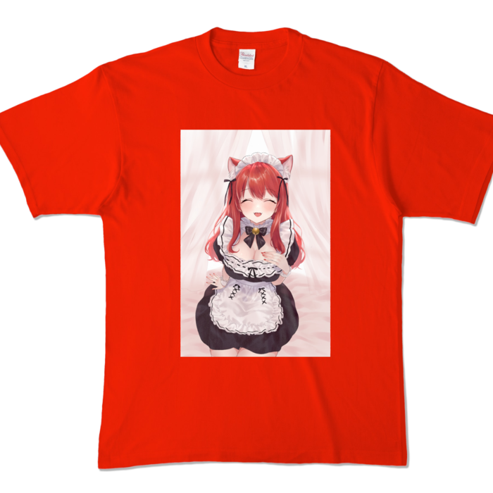 カラーTシャツ - XL - レッド (濃色)