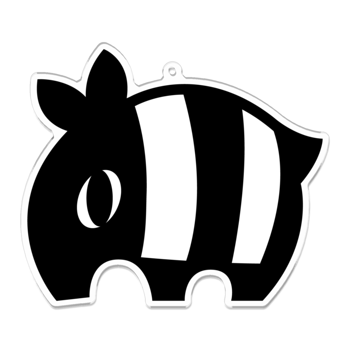 アクリルキーホルダー - 100 x 100 (mm)