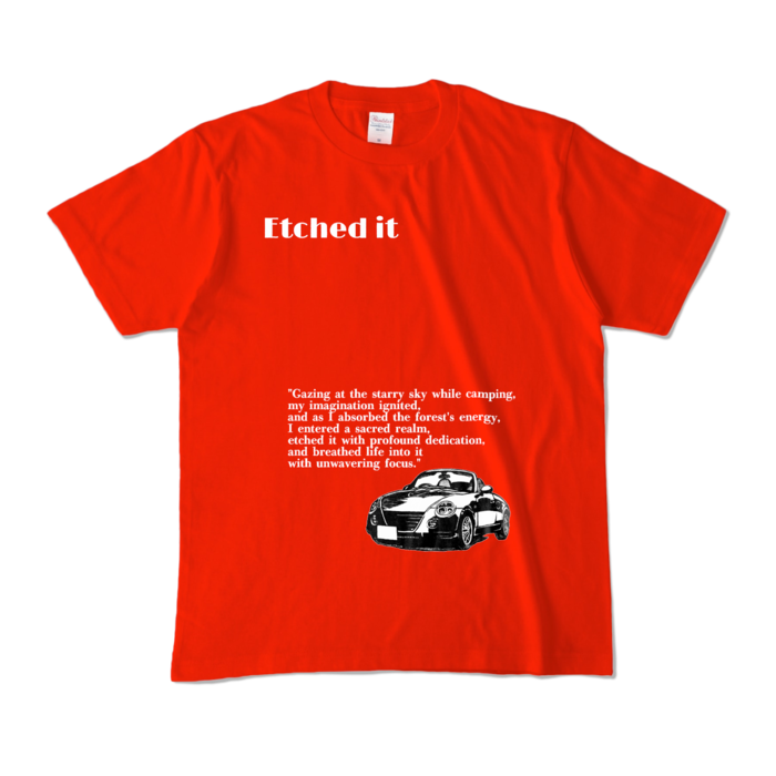 カラーTシャツ - M - レッド (濃色)