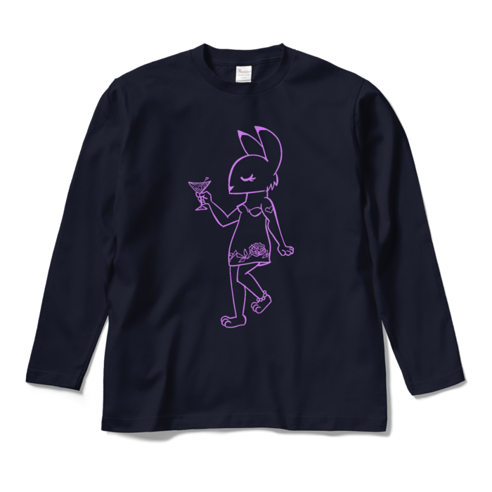 ロングスリーブTシャツ - M - ネイビー