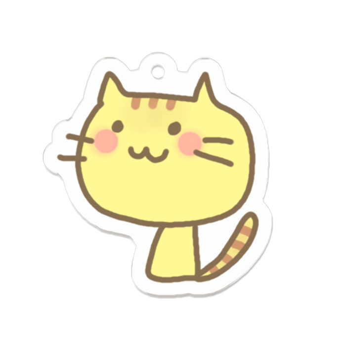 アクリルキーホルダー(コーティング) - 50 x 50 (mm)