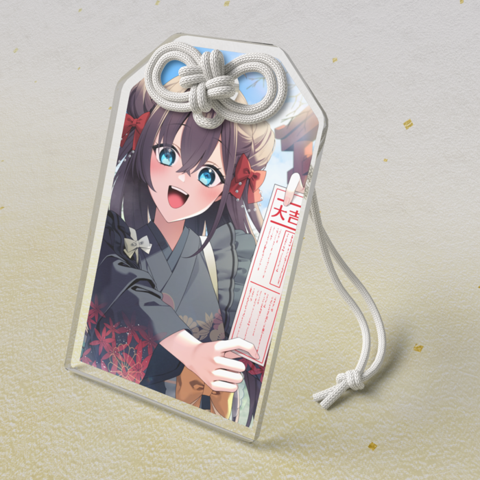 アクリルお守り - 50 × 80mm