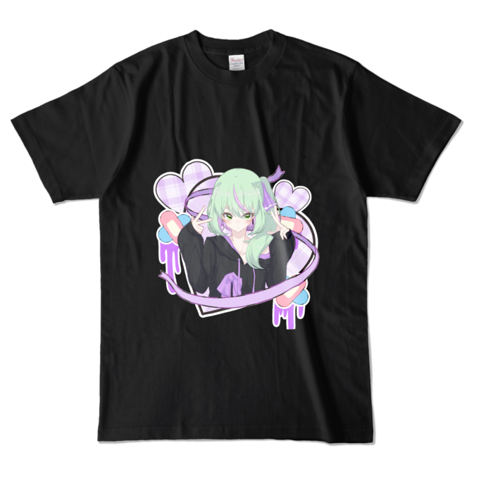 カラーTシャツ - L - ブラック (濃色)