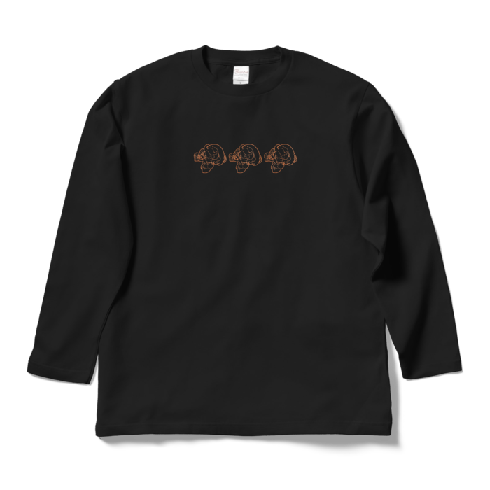 ロングスリーブTシャツ - L - ブラック(ゆるヒャマ)