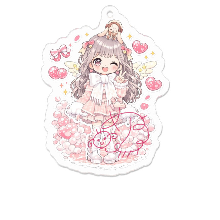 アクリルキーホルダー - 70 x 70 (mm)