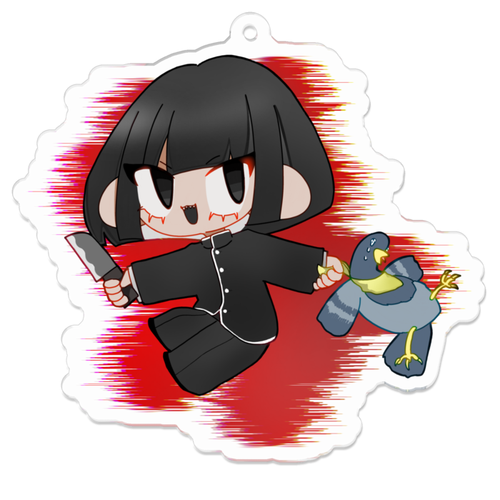 アクリルキーホルダー - 70 x 70 (mm)