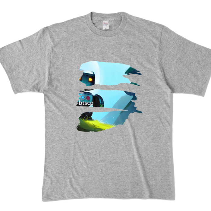 カラーTシャツ - XL - 杢グレー (濃色)