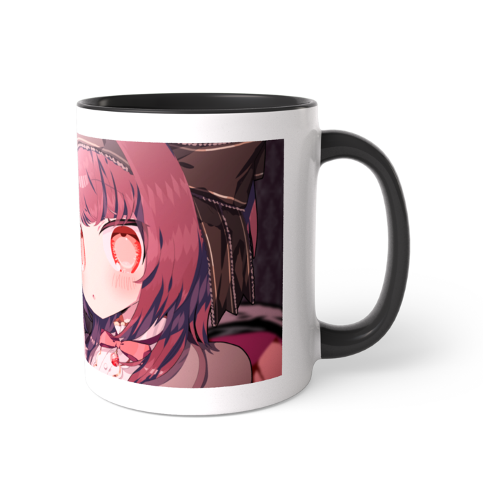 ツートンカラーマグカップ（黒）