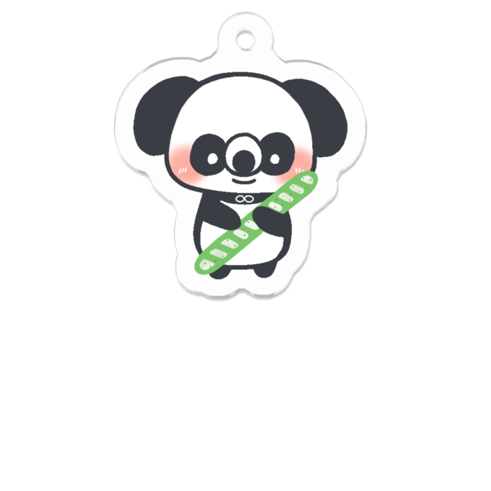 アクリルキーホルダー（コーティング） - 50 x 50 (mm)