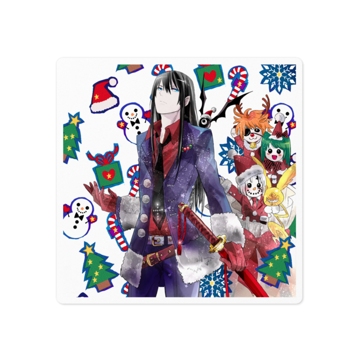 ステッカー - 100 x 100 (mm)ホワイト