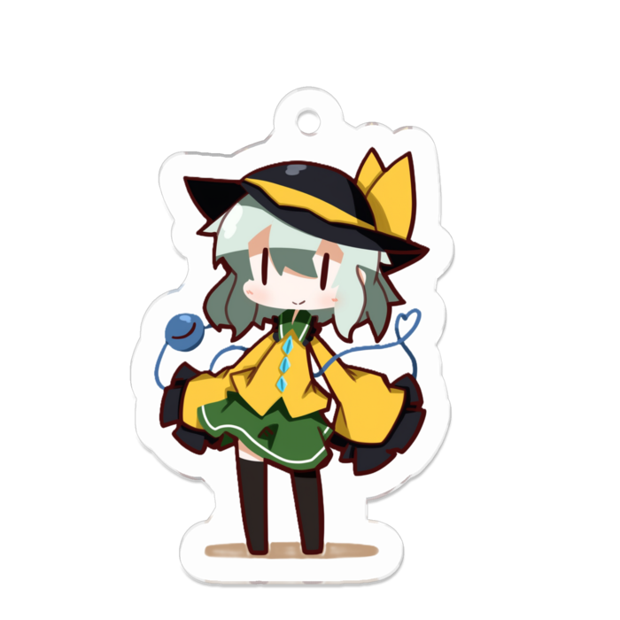 アクリルキーホルダー - 50 x 50 (mm)
