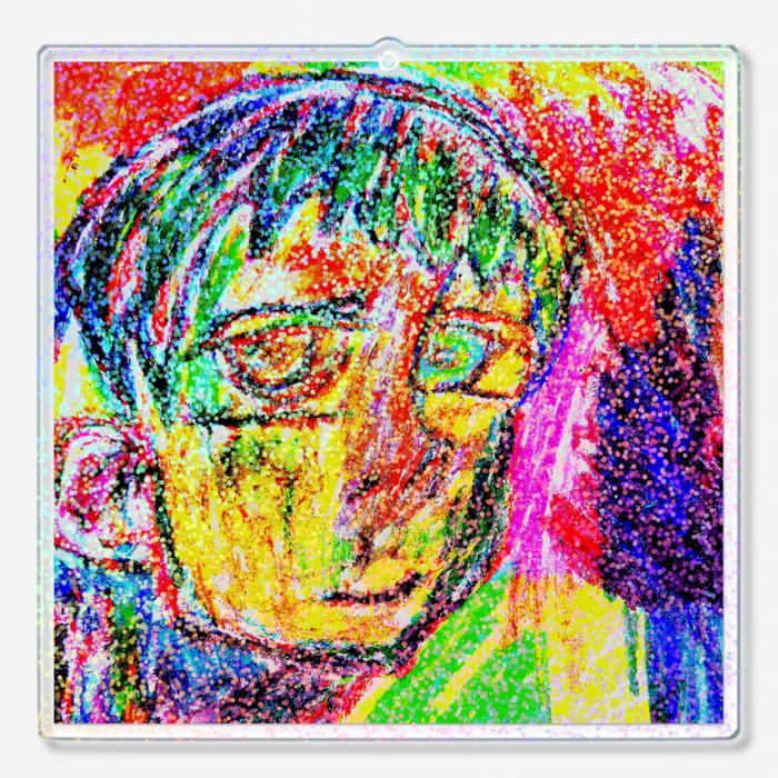 ホログラムアクリルキーホルダー - 100 × 100mm(2)