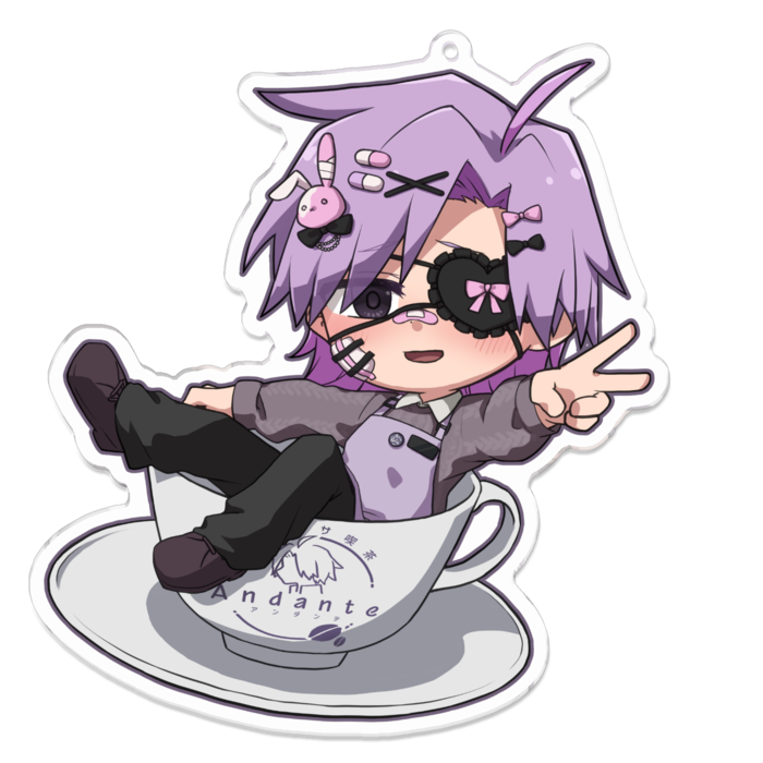 アクリルキーホルダー - 100 x 100 (mm)miru