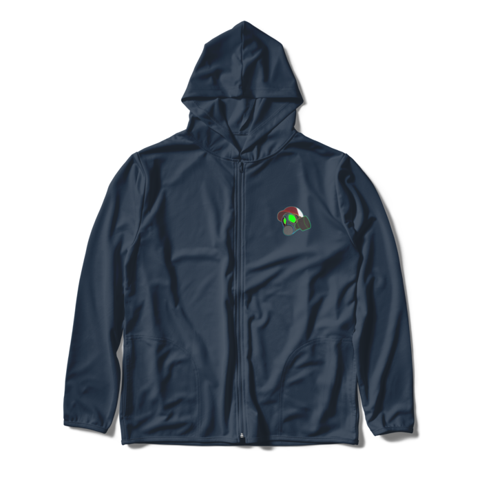 ジップパーカー - XL - ネイビー