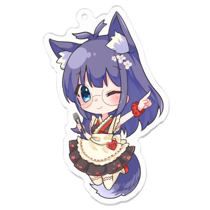 アクリルキーホルダー - 70 x 70 (mm)