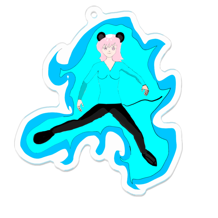 アクリルキーホルダー - 70 x 70 (mm)