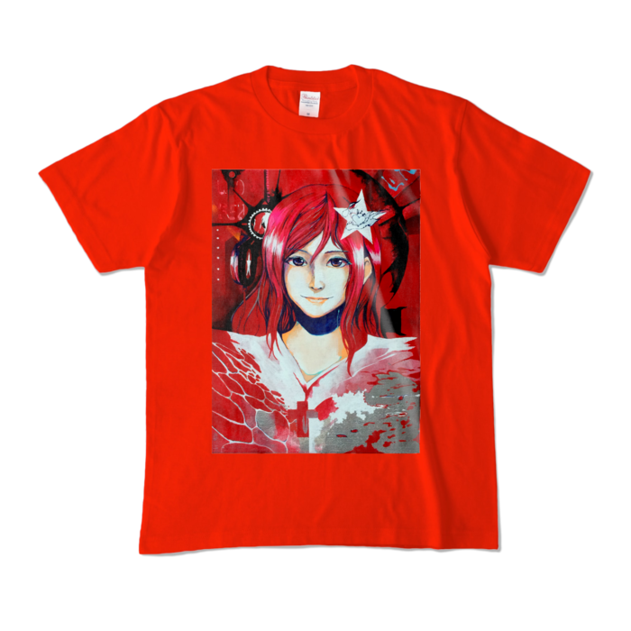 カラーTシャツ - M - レッド (濃色)