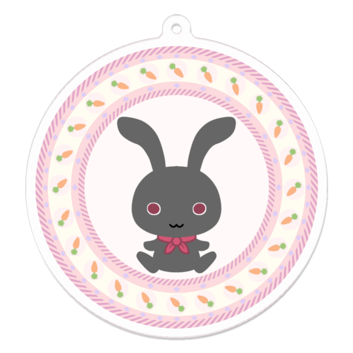 アクリルキーホルダー - 70 x 70 (mm)