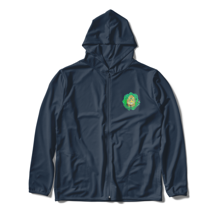 ジップパーカー - XL - ネイビー