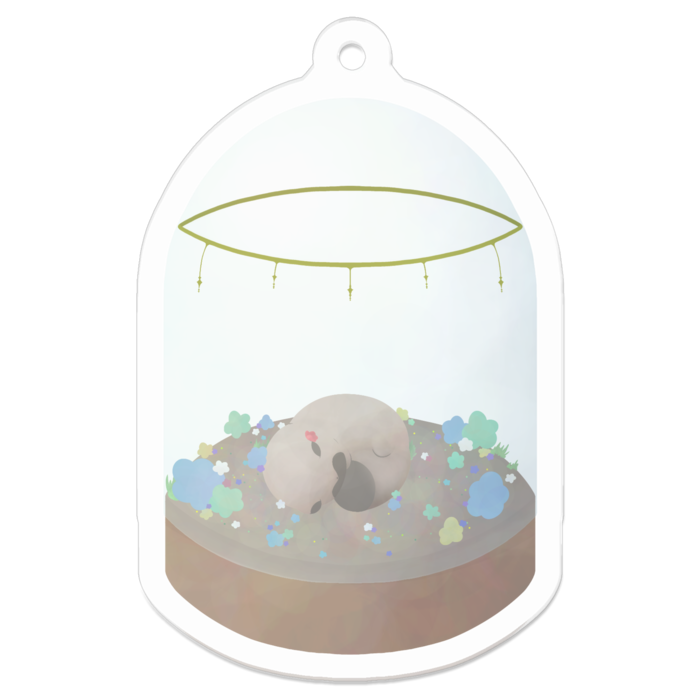 アクリルキーホルダー - 50 x 50 (mm)