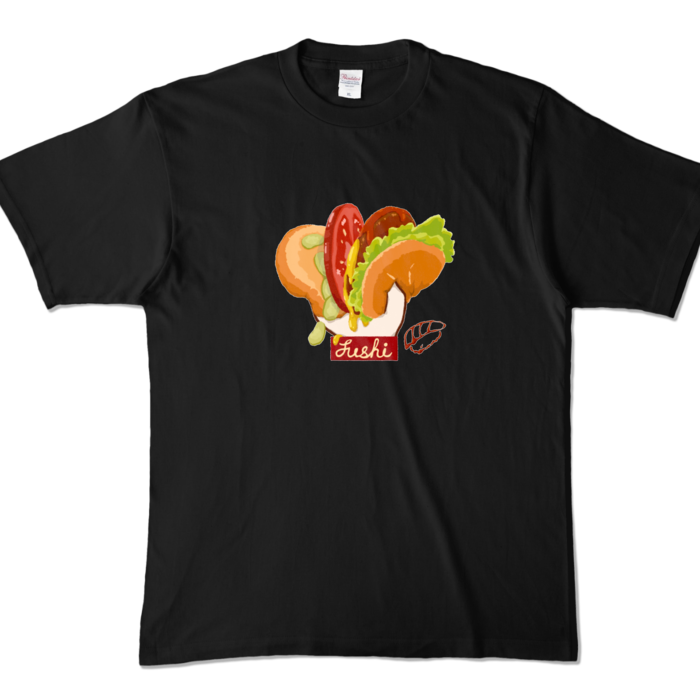 カラーTシャツ - XL - ブラック (濃色)