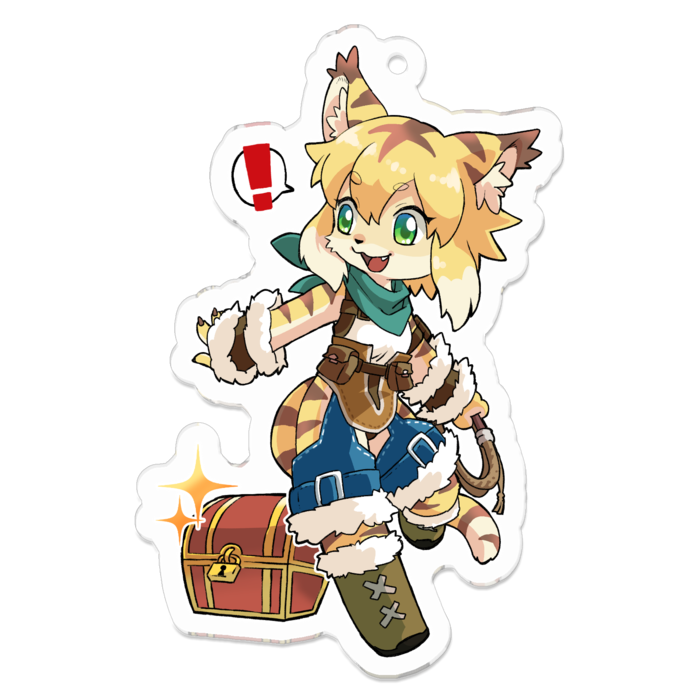 お宝ミア アクリルキーホルダー タツ小屋 Booth