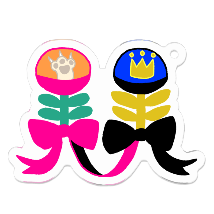 アクリルキーホルダー - 50 x 50 (mm)