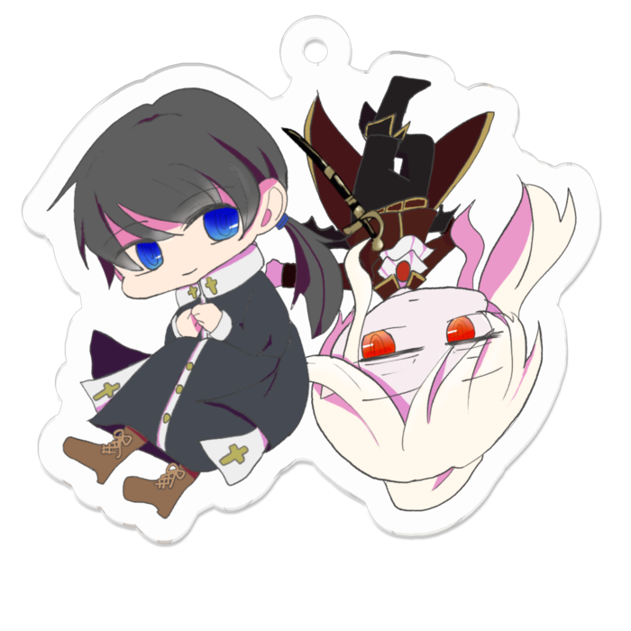 アクリルキーホルダー - 50 x 50 (mm)