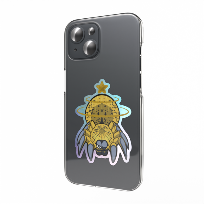 オーロラスマホステッカー - 縦