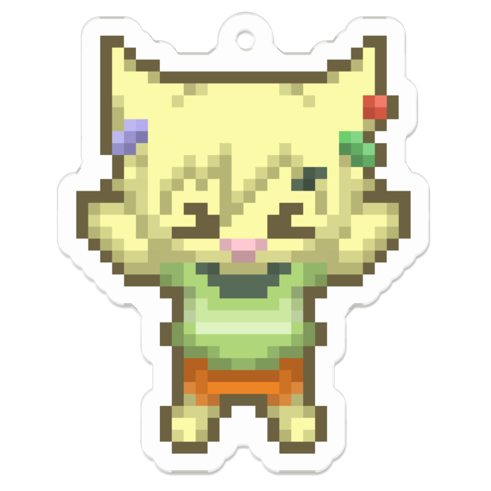 アクリルキーホルダー - 50 x 50 (mm)