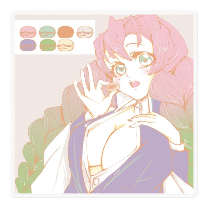 ステッカー - 100 x 100 (mm)