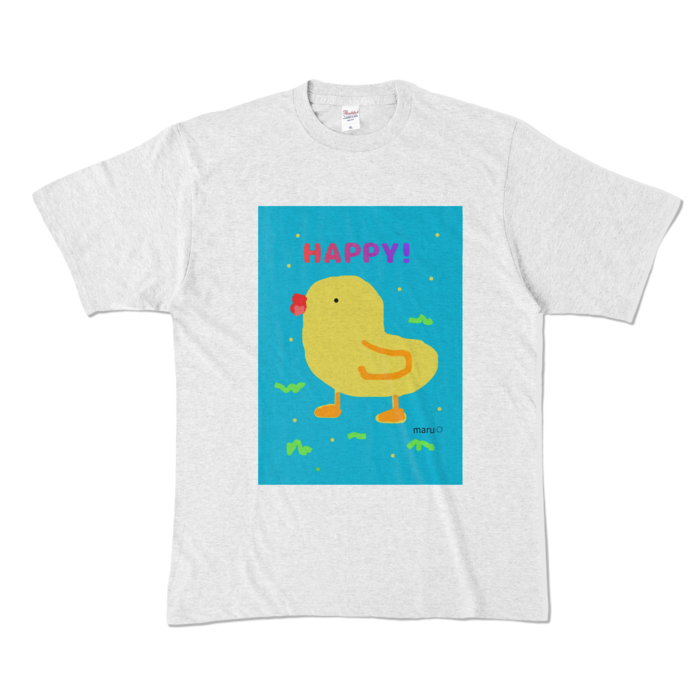 カラーTシャツ - XL - アッシュ (淡色)
