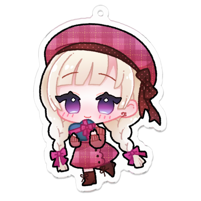 アクリルキーホルダー - 70 x 70 (mm)