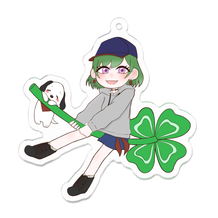 アクリルキーホルダー - 70 x 70 (mm)