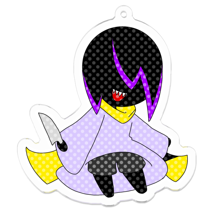 アクリルキーホルダー（コーティング） - 70 × 70 (mm)