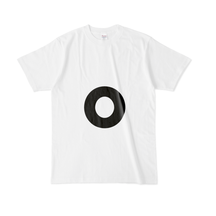 「o」（小文字）Tシャツ - L - 白