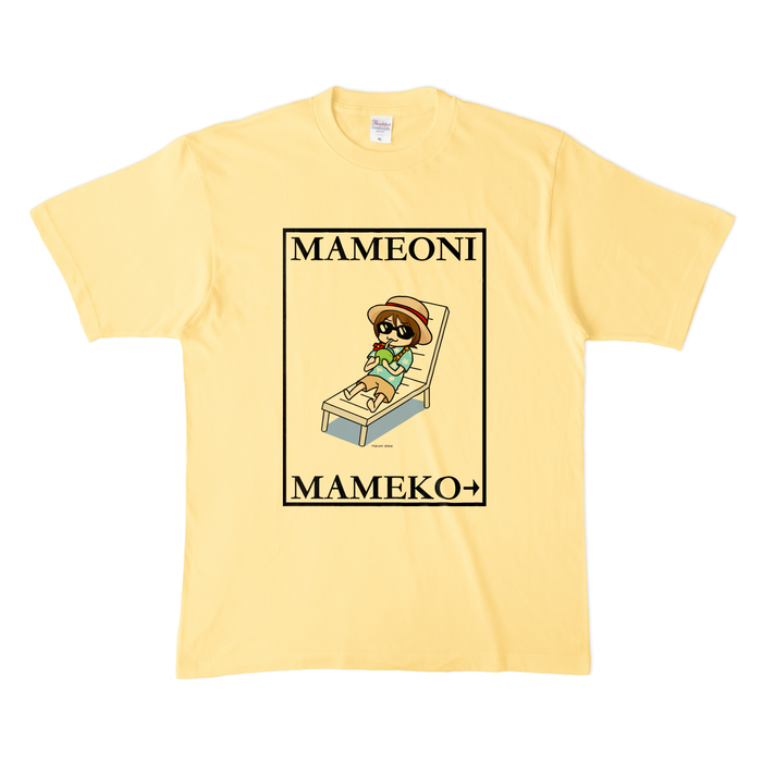 カラーTシャツ(淡色) - XL - ライトイエロー