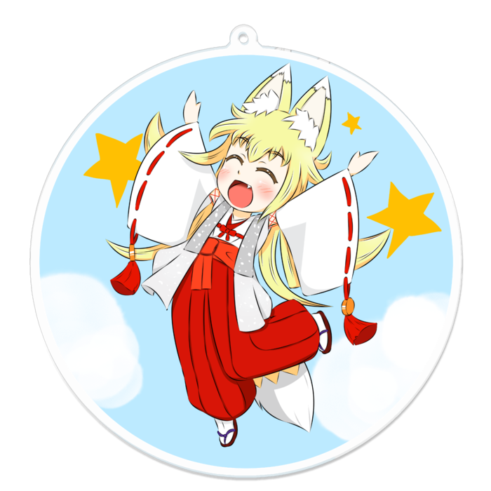 アクリルキーホルダー - 100 x 100 (mm)