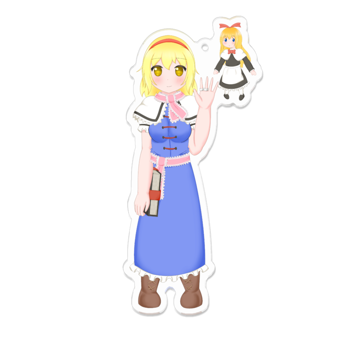 アクリルキーホルダー - 100 x 100 (mm)