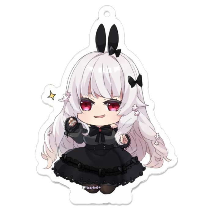 アクリルキーホルダー（コーティング） - 70 x 70 (mm)