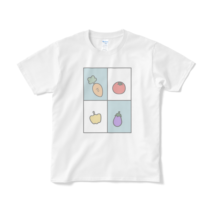お野菜さんTシャツ（短納期） - S - ホワイト