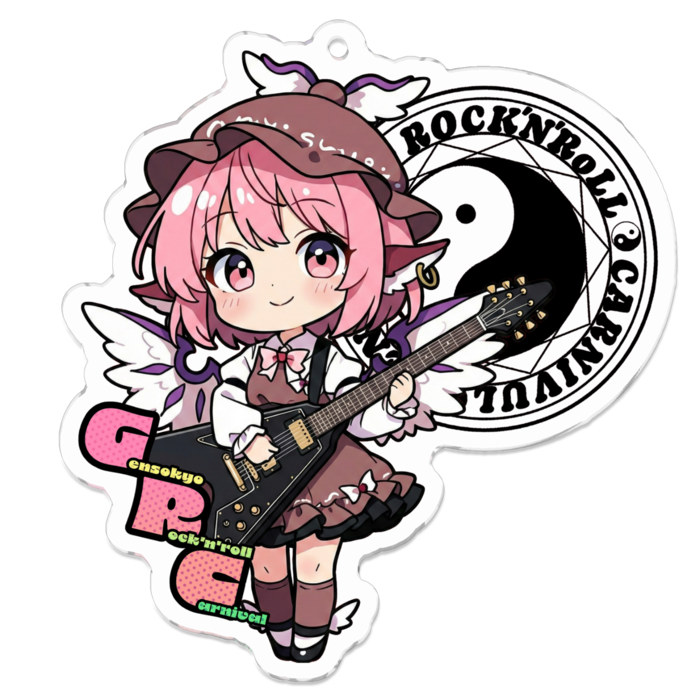 アクリルキーホルダー - 70 x 70 (mm)