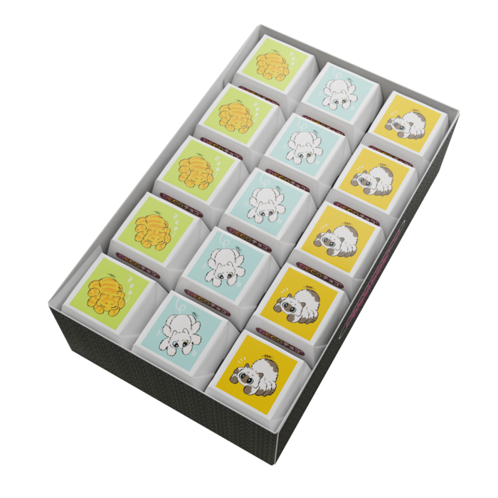 DECOチョコ - 列ごとにデザイン