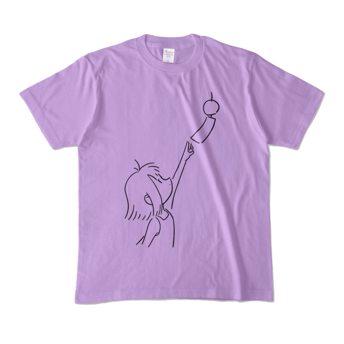 カラーTシャツ - M - ライトパープル (淡色)