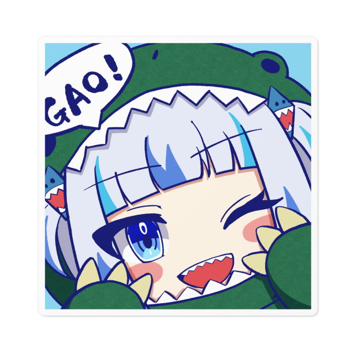 ステッカー - 100 x 100 (mm)